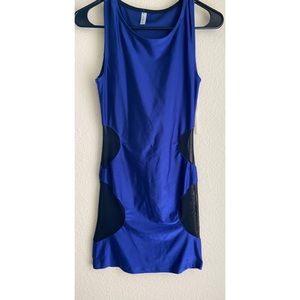 Bodycon blue dress